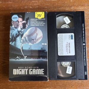 Night Game VHS Rare HBO 1989 Roy Scheider Karen Young Lane Smith
